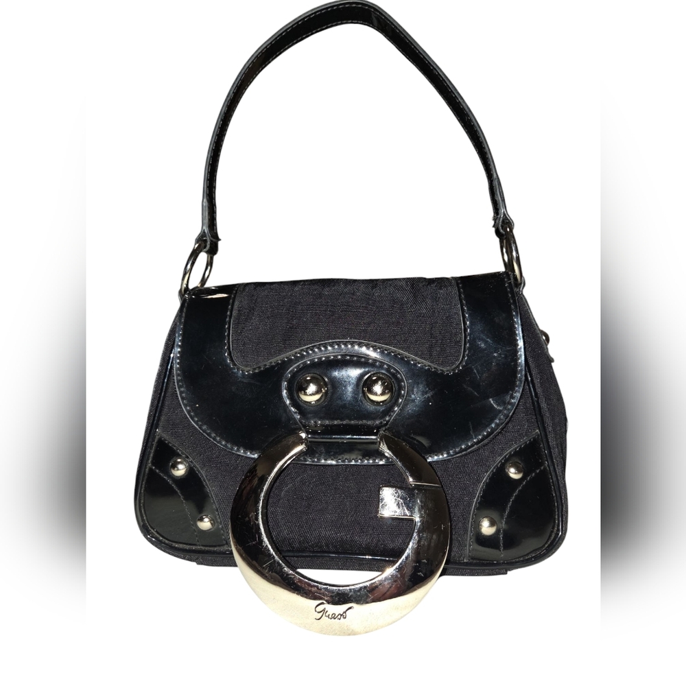 Vintage Small Black Guess Handbag